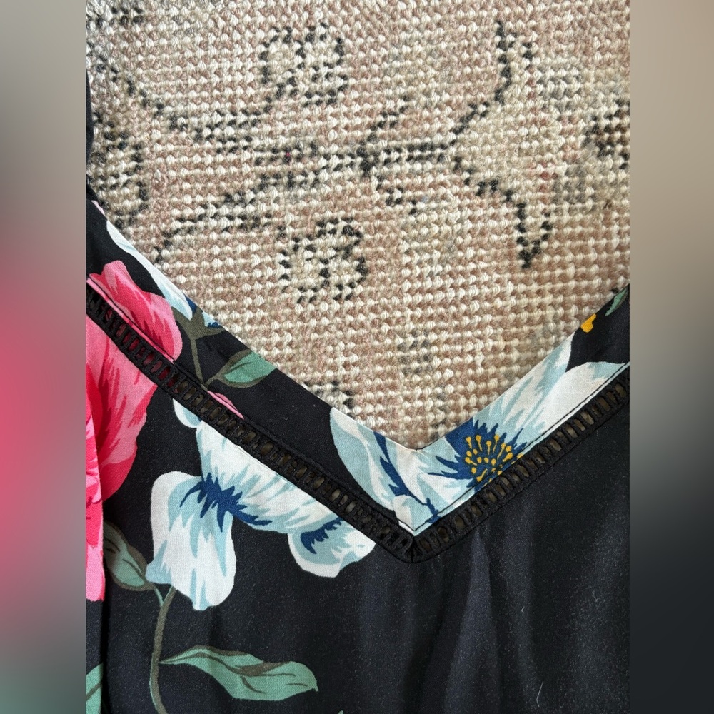 Old Navy maxi cami dress florals XS NWOT - Picture 2 of 7